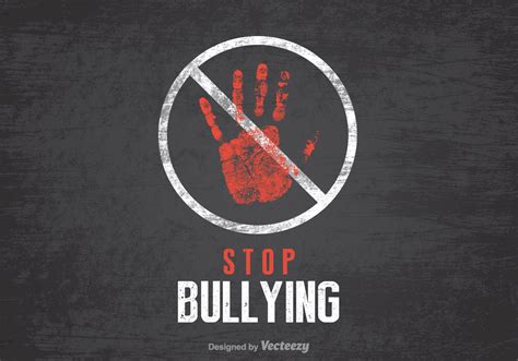 Stop Bullying Vector Poster 124881 Vector Art at Vecteezy