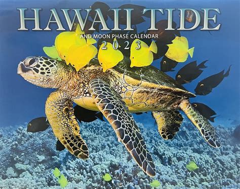 Amazon.com: Long's 2023 Hawaii Tide and Moon Phase Hawaiian Twelve ...