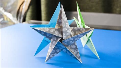 Folded Moravian Star Flight Map Origami Paper Craft ...