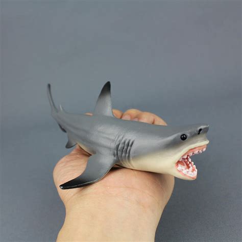 megalodon prehistoric shark toy model diecast model desk decor home ...