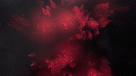 Low Poly Red Triangle Art Abstract Wallpaper,HD Abstract Wallpapers,4k ...