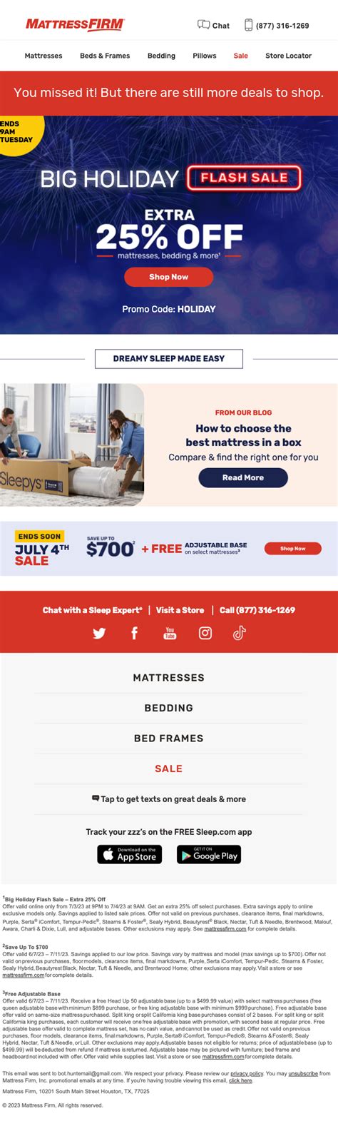 Mattress Firm Order Tracking & Tech Stack - AfterShip