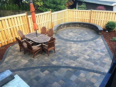 Paver Stone Patio Installation - Vulcan Design & Construction