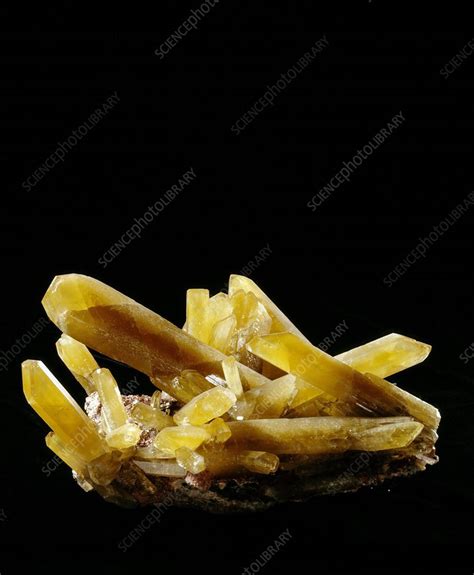 Baryte crystals - Stock Image - C011/2119 - Science Photo Library