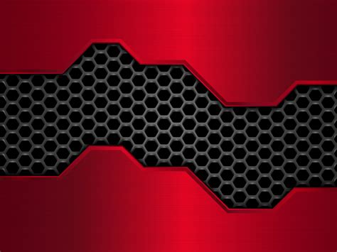 Black and red metal and honeycomb abstract pattern - Download Free ...