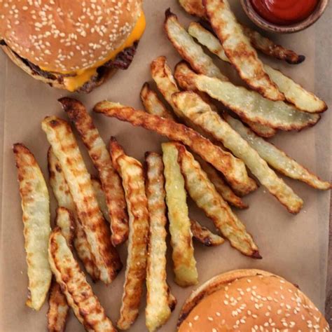 How to Make Crinkle Cut Fries in an Air Fryer or Oven