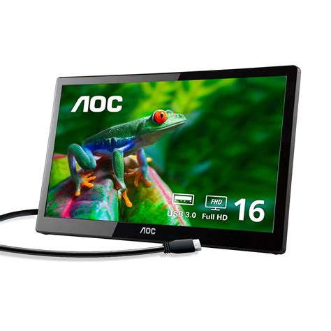 Buy AOCI1659FWUX 15.6" USB-powered portable monitor, Full HD 1920x1080 ...