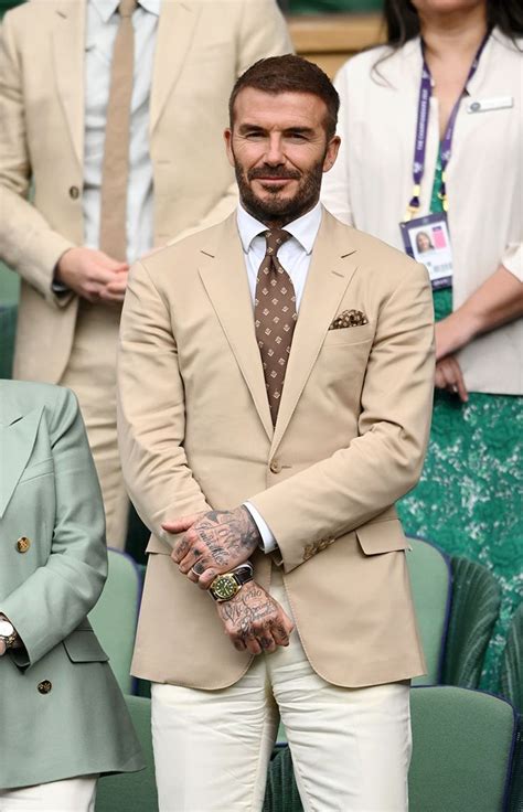 David Beckham & Orlando Bloom Wore Ralph Lauren For Wimbledon 2023 ...