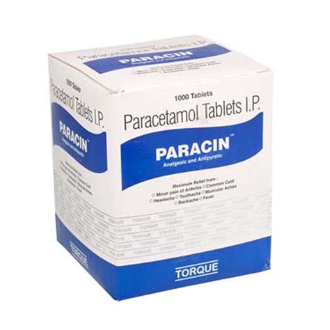 Paracin Tablets - Tablets - Torque Pharma