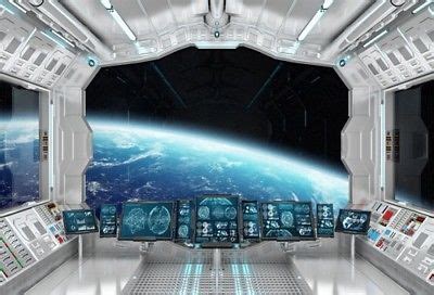 13 Zoom background ideas | spaceship interior, space station interior ...