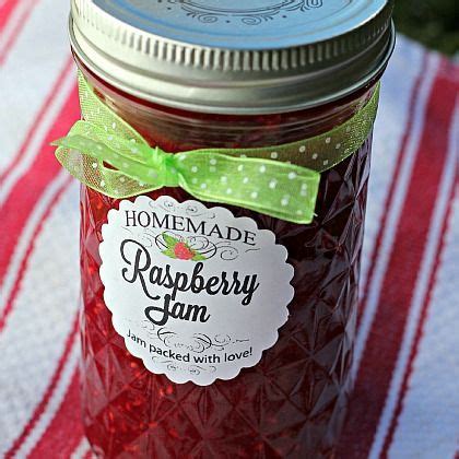 Free Printable Raspberry Jam Labels|Spoonful