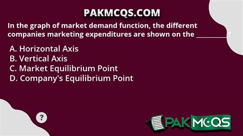 In the graph of market demand function, the different companies ...