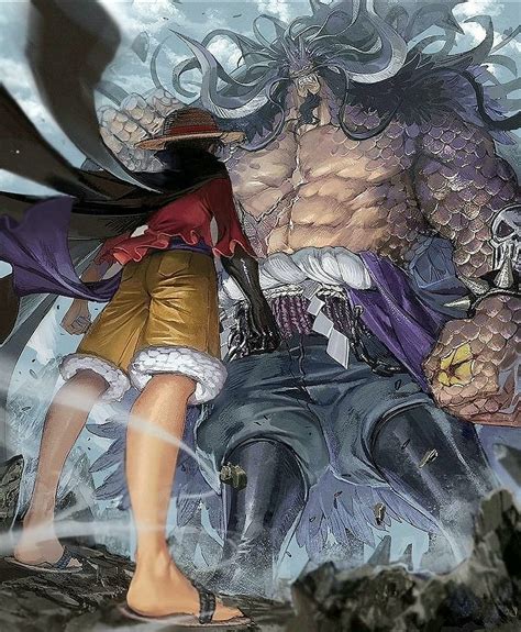 3840x2160px, 4K Free download | Luffy VS Kaido, art, OnePiece, anime HD ...