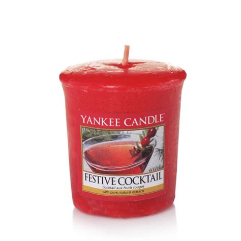 Yankee Candle Festive Cocktail Votive Candle (1521063E) - Candle Emporium