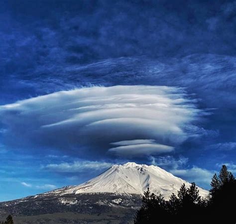 Mount Shasta Lenticular Clouds