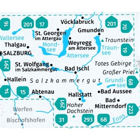 Austria Kompass Walking & Hiking Maps