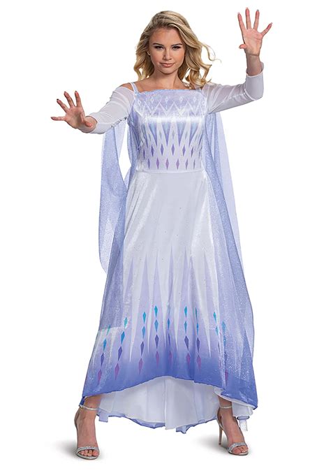 Women's Frozen Snow Queen Elsa Deluxe Costume