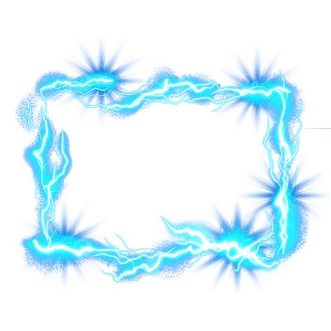 Lightning Effect PNG Image, Lightning Light Effect Shape Border Thunder ...