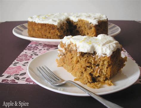 Apple & Spice: Apple Carrot Cake with Honey & Lemon Ricotta Frosting