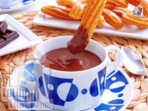 Chocolate con churros · El cocinero casero - Postres