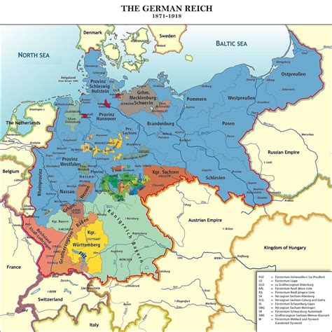 1871-1918 German Empire | Map, History, Germany map