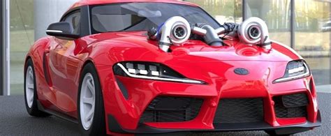 Twin-Turbo 2020 Toyota Supra Rendered, Hardware Penetrates the Hood ...