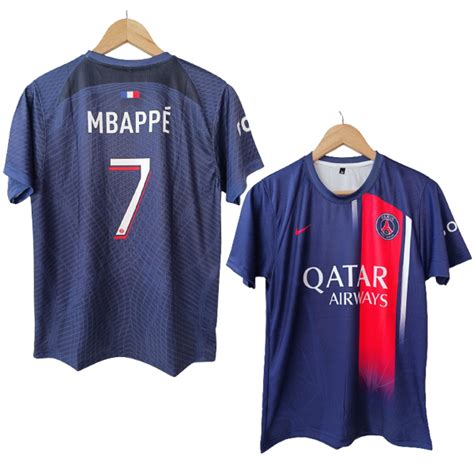 Kylian Mbappé PSG 2023-24 home jersey - Cyberried Store