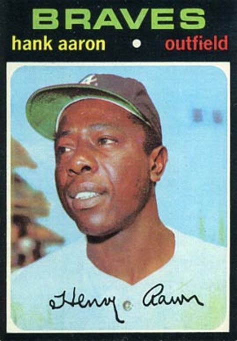 1971 Topps Hank Aaron #400 Baseball Card Value Price Guide