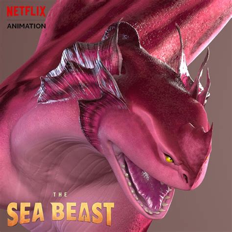 an animated image of a sea beast