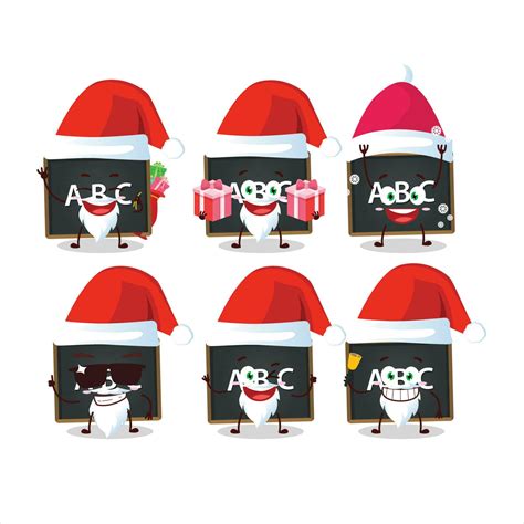 Santa Claus emoticons with alphabet board cartoon character 23494843 ...