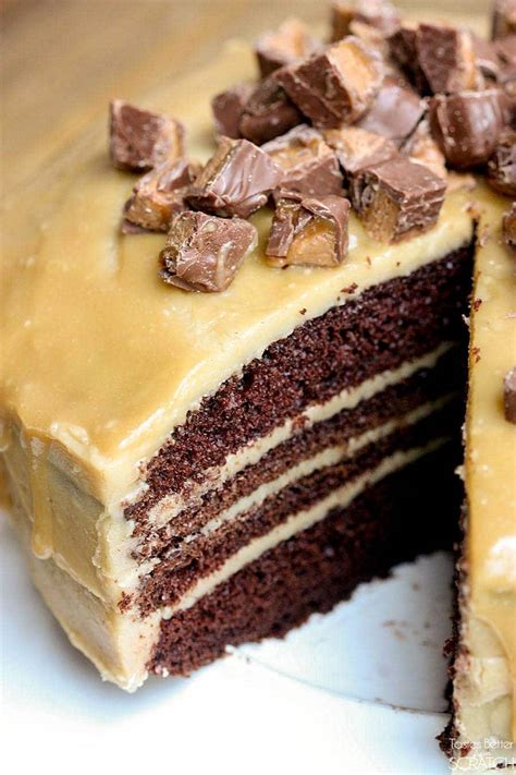 Chocolate Cake with Caramel Frosting