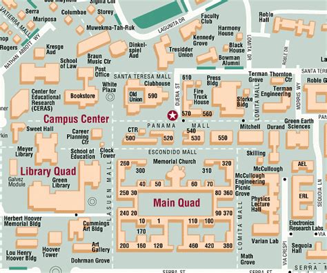 stanford university campus map | Stanford University & Hospitals ...