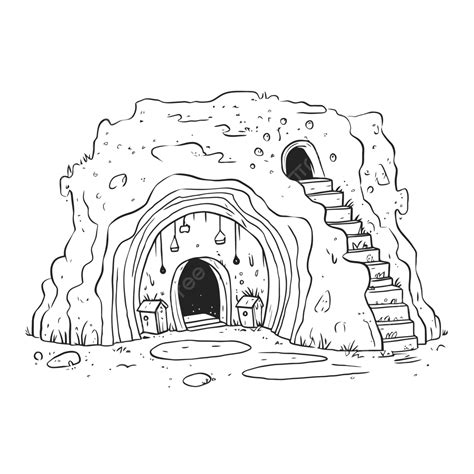 Caves Outline PNG, Vector, PSD, and Clipart With Transparent Background ...