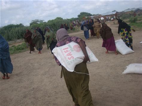 South Somalia, Middle Juba region, Jilib district, camp for displaced ...