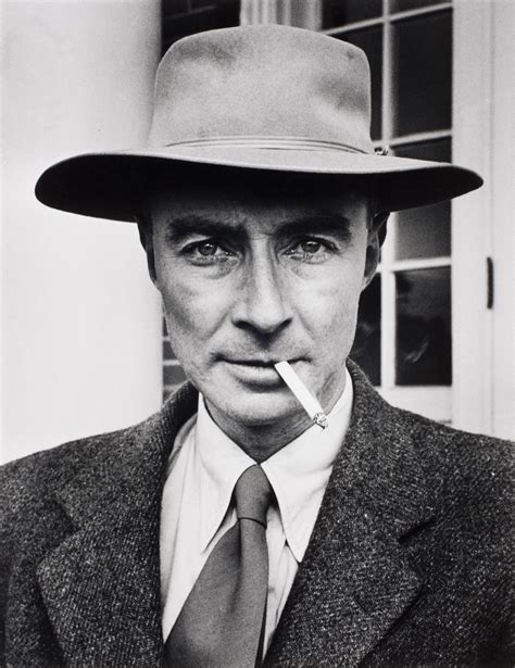 , J. Robert Oppenheimer, director of the Institute...