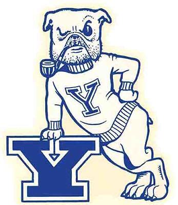 YALE University Alumni Mascot Vintage Looking Travel Decal Sticker | eBay