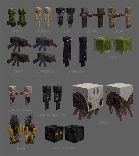 3d Mob Pack Minecraft Pe Texture Packs