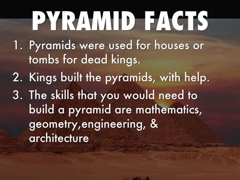 Facts About Ancient Egypt Pyramids