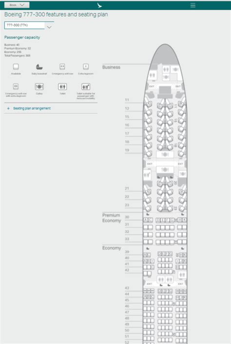 Cathay Pacific 777 300er Business Class Seat Map - businesser