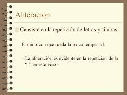 Concepto de aliteración - Definición en DeConceptos.com