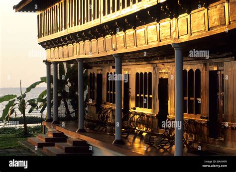 India, Kerala State, Kumarakom, Hotel Coconut Lagoon Stock Photo - Alamy