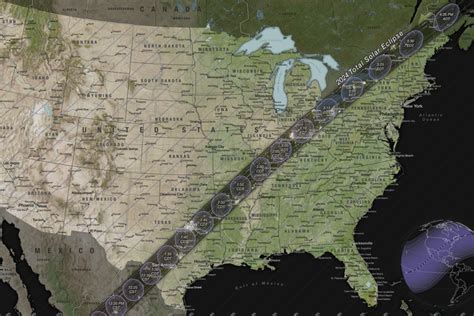 Solar Eclipse Map 2024 Best Viewing Locations - Ashly Camille