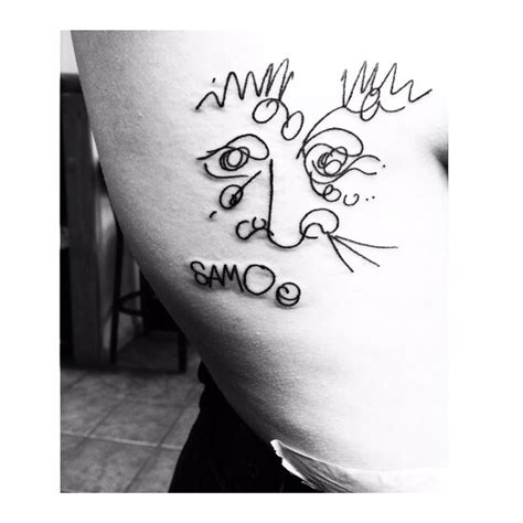 Basquiat(samo) tag tattoo tribute Print Tattoos, Paw Print Tattoo ...