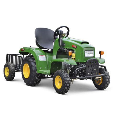 Junior Farm Tractor - Kids 110cc Petrol Tractor and Trailer