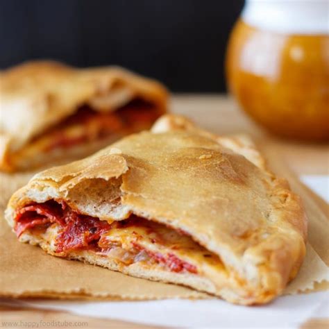 Easy Calzone Pizza Recipe - Happy Foods Tube