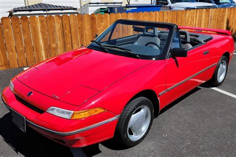 No Reserve: 24k-Mile 1992 Mercury Capri XR2 Turbo 5-Speed for sale on ...