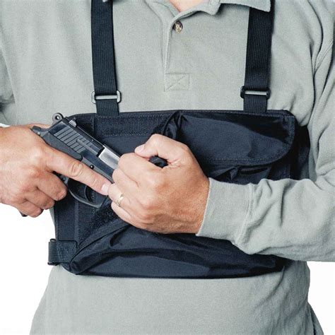 Concealed Carry Gun Chest Holster-The Original Jogger - Active Pro Gear