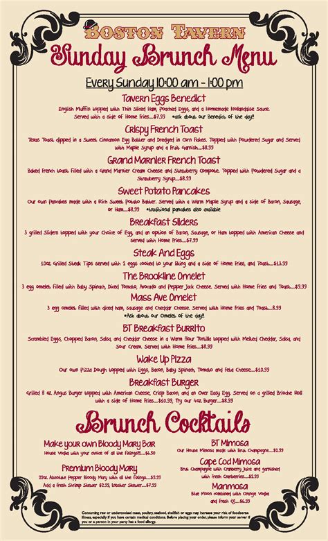 Sunday-Brunch-Menu-page-002 - The Boston Tavern