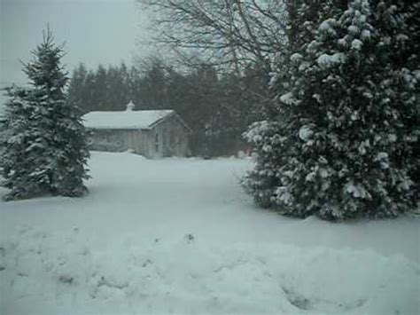 Sauble Beach Winter Storm - YouTube