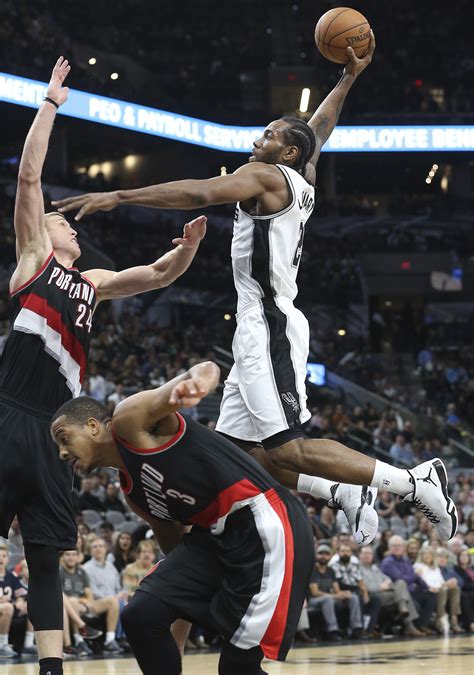 Kawhi Leonard unleashed another devastating dunk on the Trail Blazers ...